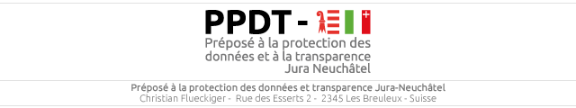 Préposé à la protection des données et transparence Jura-Neuchâtel